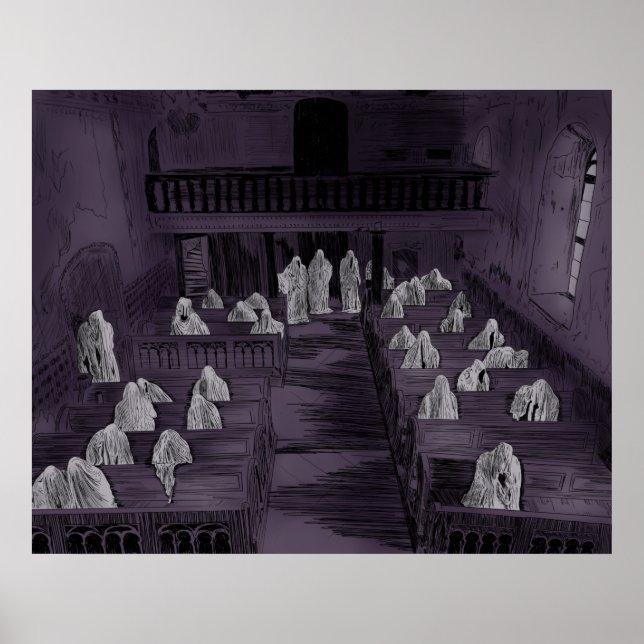 Spökena i St. George kyrka Poster (Framsidan)