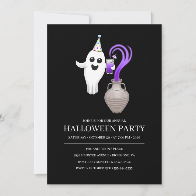 Spokens Halloweenfest Inbjudningar (Framsida)