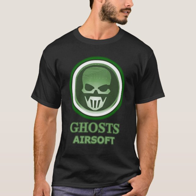 SpökenTshirt - svart Tee Shirt (Framsida)