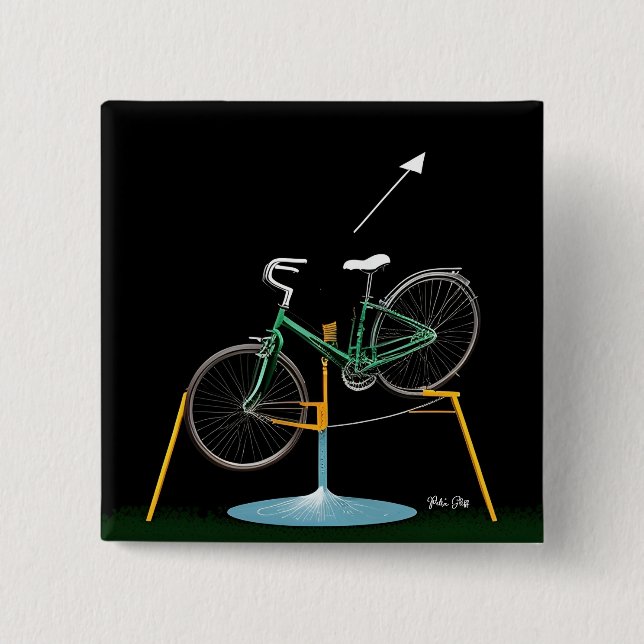 Spokes Petra Gliff Square Button Knapp (Framsida)