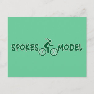 SPOKESMODEL Punny Dam Cycling Vykort