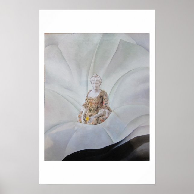 Spöket av blomman - collagekonst poster (Framsidan)