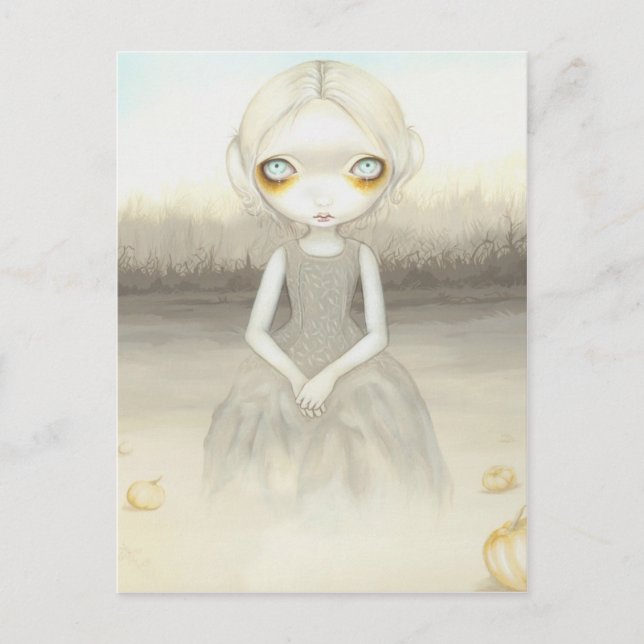 "Spöket på Pumpafältet" Postkort Vykort (Framsida)