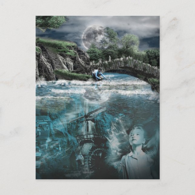 Spökflod Vykort (Framsida)