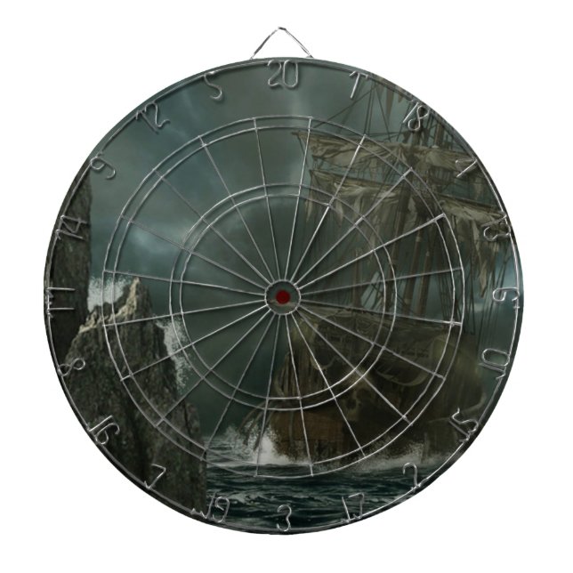 spökfrakt med skalle darttavla (Framsidan)