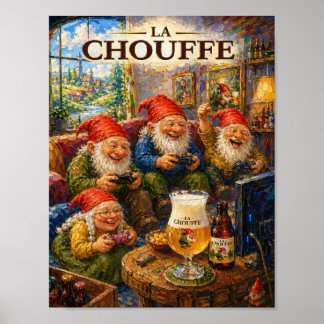 Spokfull Gnom Leknatt Tavernaffisch Poster