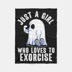 Spökfulla roliga gympass bodybuilding Soky Hallowe Fleecefilt