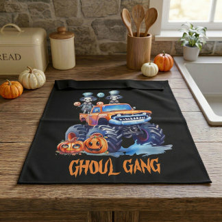 Spökgänget Pumpa Patch Köksduk Kökshandduk