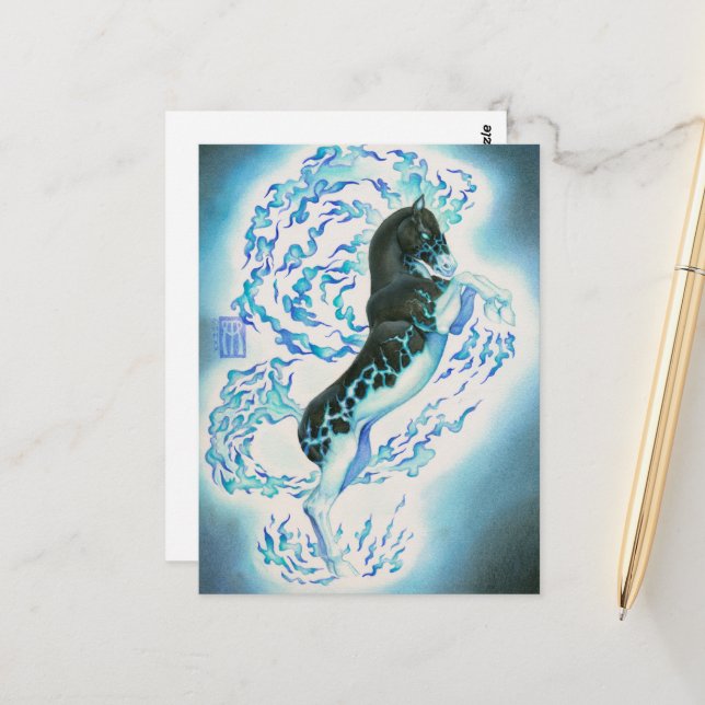 Spökhäst Vykort (Fram/Back In Situ)