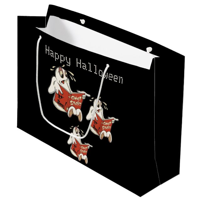 Spökhistorier Halloween presentbag (Framsidan Vinklad)