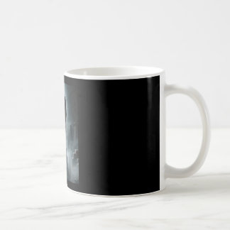 Spökhjärta händer mors dag floral dödskalle blommo kaffemugg