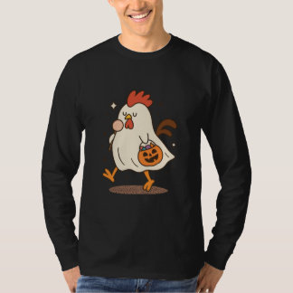 Spökhöna Halloween T-Shirt