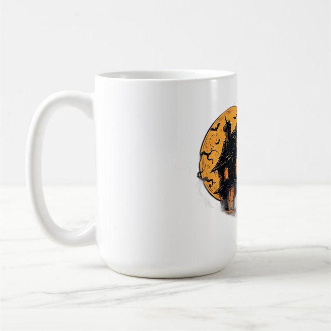 Spökhus Fullmåne Kaffemugg (Vänster)