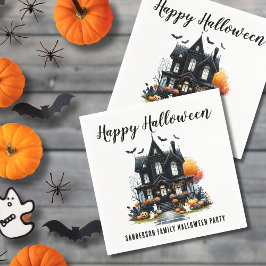 Spökhus Halloween Pappersservett