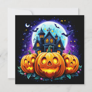 Spökhus och Jack O Lanterns Kort