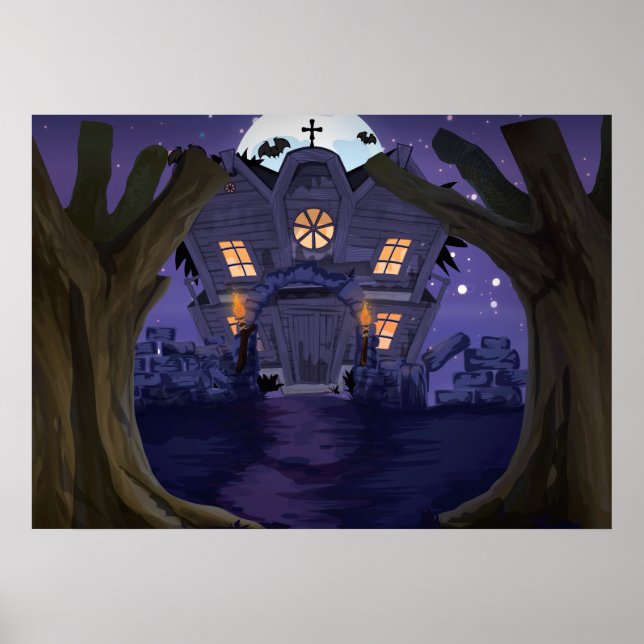 spökhus poster (Framsidan)