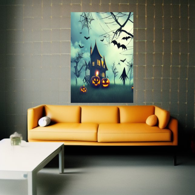 Spökhuset| AI Art Poster (Skapare uppladdad)