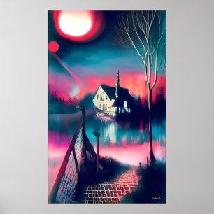 Spökhuset vid Faragasso Heights Poster
