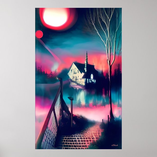 Spökhuset vid Faragasso Heights Poster (Framsidan)