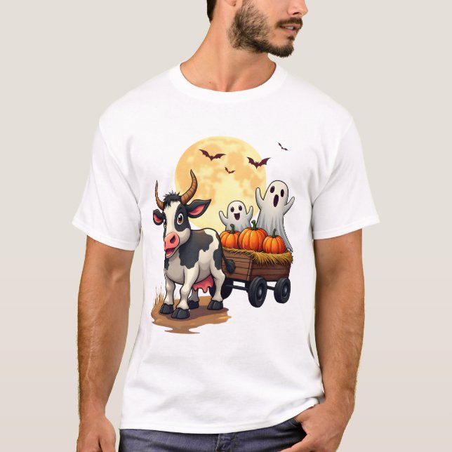 Spökhusrundtur Ko T Shirt (Framsida)
