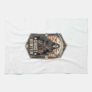 Spökjägare Tröja Vintage Reaper Halloween Design Kökshandduk