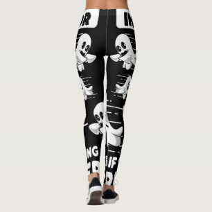 Spökjakt Paranormal Utredare Spring Snabbare Leggings