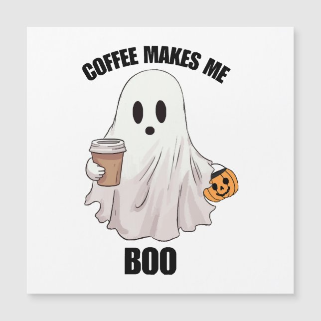 Spökkaffe Halloween Roligt  (Framsida)