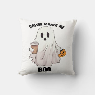 Spökkaffe Halloween Roligt  Kudde