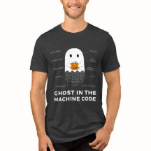 Spökkod i maskinen, rolig programmerare Halloween