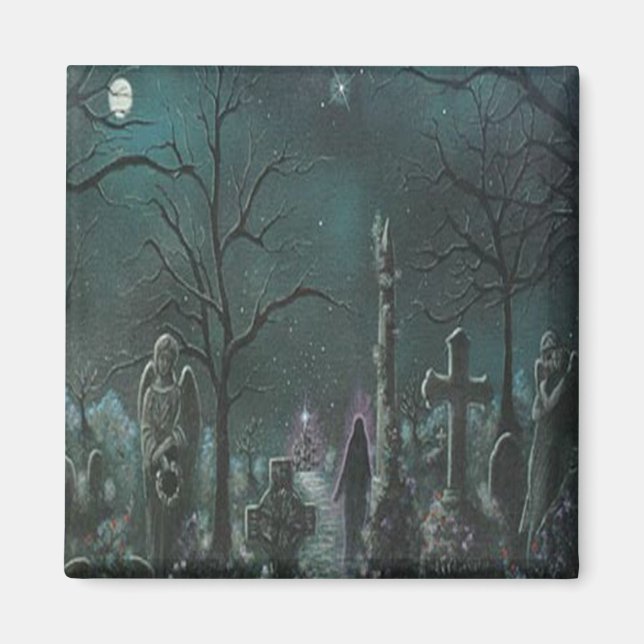 Spökkyrkogårdsmagnet Magnet (Framsidan)