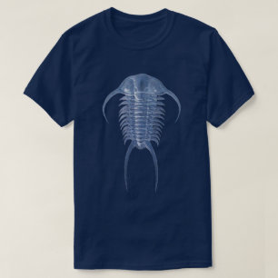 Spöklik blå Paraceraurus Trilobit T Shirt
