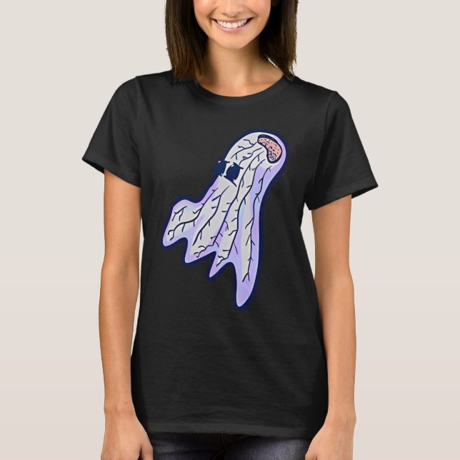 Spöklik fisk low fi t shirt (Framsida)