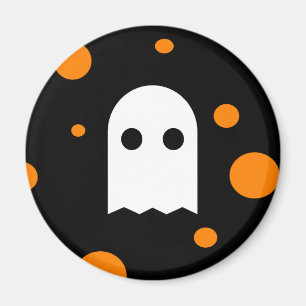 Spöklik gullig magnet för spökeHalloween kyl