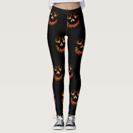 Spöklik Halloween damasker Leggings