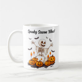 spöklik Halloween-scen Kaffemugg
