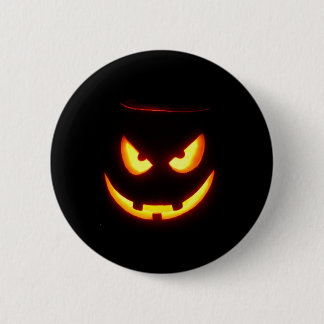 Spöklik jack o lantern knapp