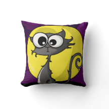 Spöklik katt för tecknad