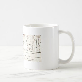 Spöklik katt kaffemugg
