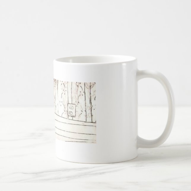 Spöklik katt kaffemugg (Höger)