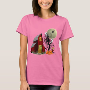 Spöklik ladugårdHalloween skjorta T Shirt