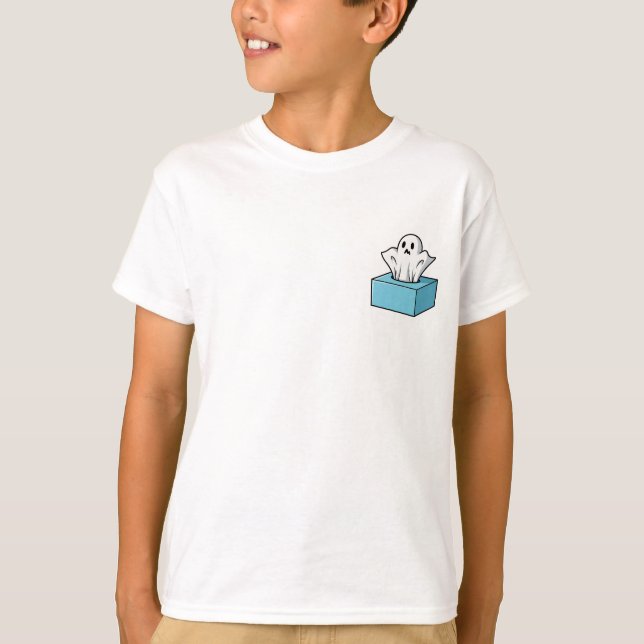 Spöklik Näsdukslåda Kids T Shirt (Framsida)