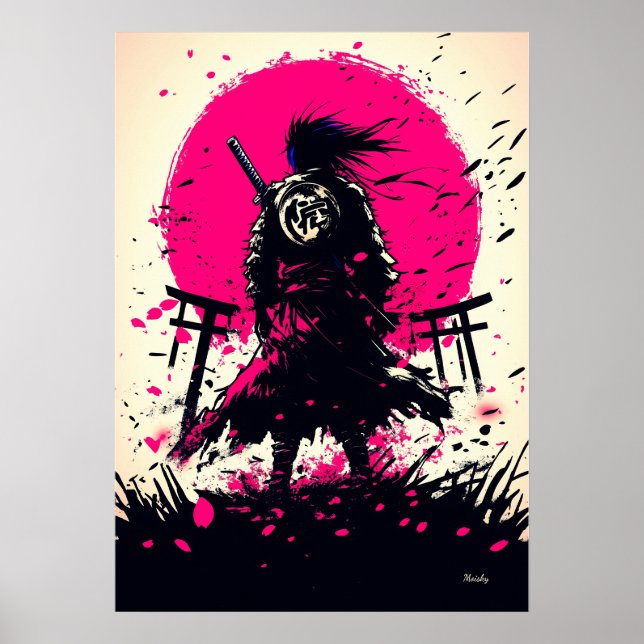 Spöklik Ronin – Samurajens Ande Poster (Framsidan)