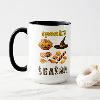 spöklik säsong Miniatyrbild av konstverk, Glad Ha Mugg