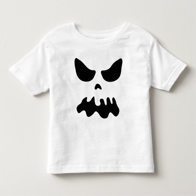 Spöklik skjorta för dräkt t för barnhalloween t shirt (Framsida)