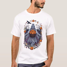 Spöklik Skörd av Pumpa Halloween T Shirt
