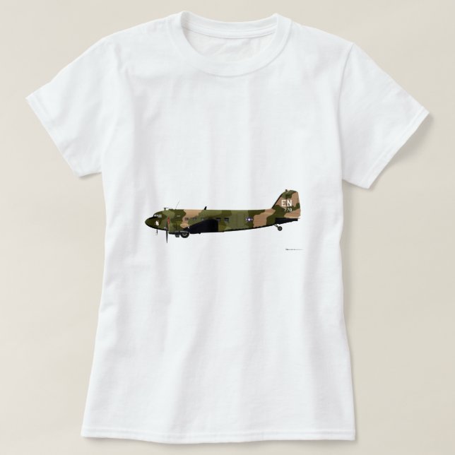 Spöklika Douglas AC-47 T-shirt (Design framsida)