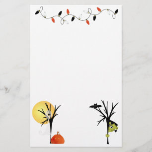 Spöklika Halloween Brevpapper