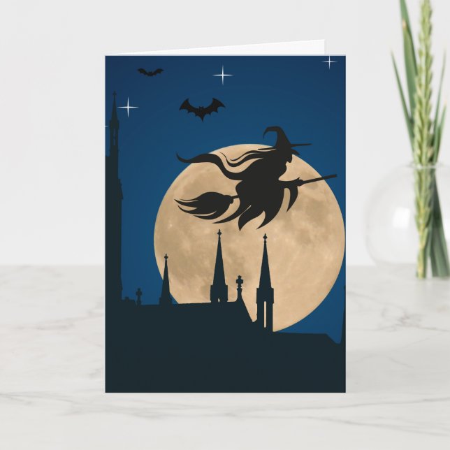 Spöklika Halloween Kort (Framsida)