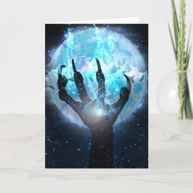 Spöklika Halloween Kort (Framsida)