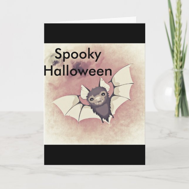 Spöklika Halloween Kort (Framsida)